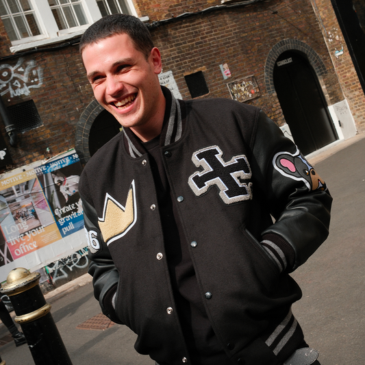 Rizla Black Stealth Varsity Jacket
