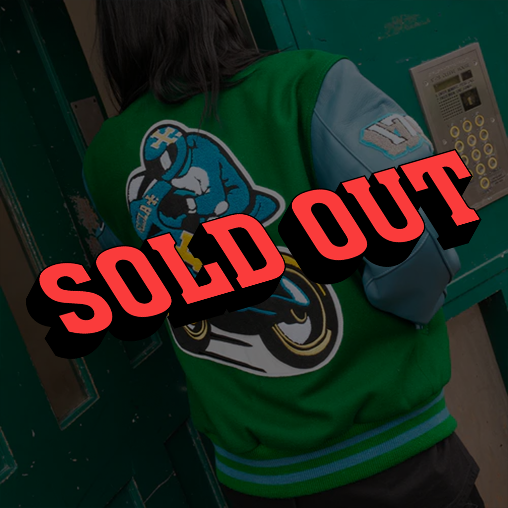 Rizla Kelly Green Varsity Jacket